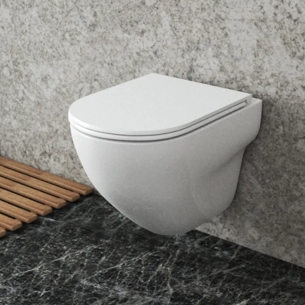 Фото Унитаз подвесной Owl 1975 TOWLT190801 безободковый с сиденьем микролифт Фото Унитаз подвесной Owl 1975 TOWLT190801 безободковый с сиденьем микролифт