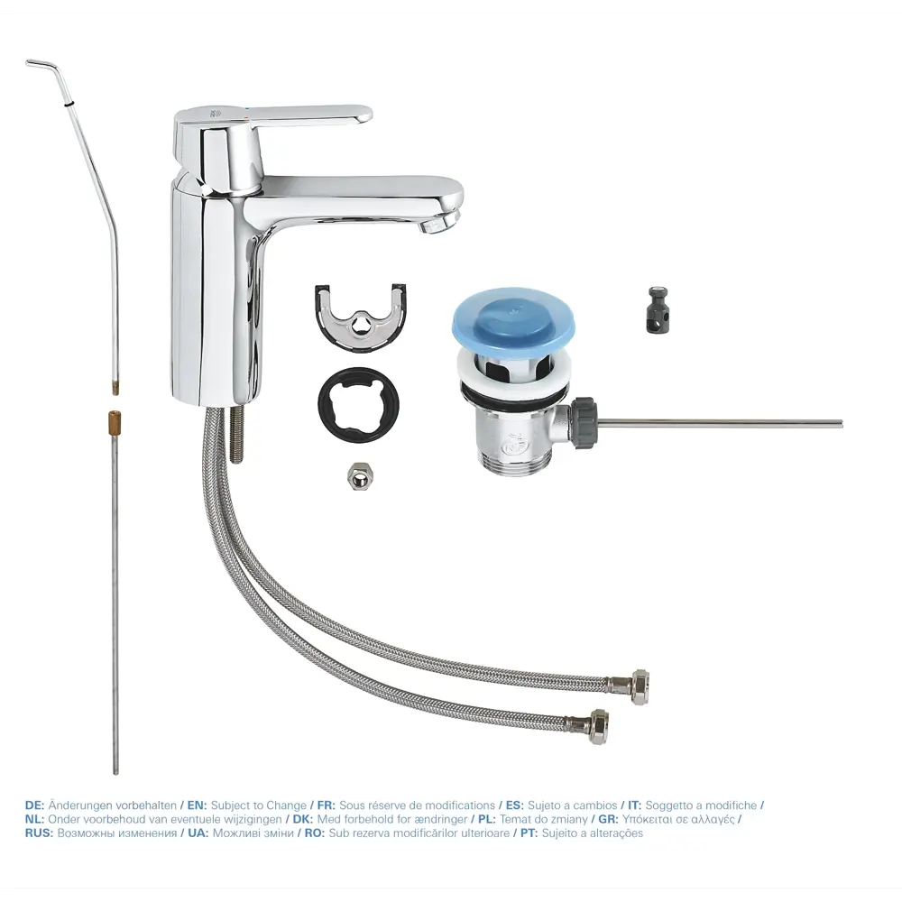 Фото 4 Смеситель для раковины Grohe Get 23454000 однорычажный цвет хром Фото 4 Смеситель для раковины Grohe Get 23454000 однорычажный цвет хром