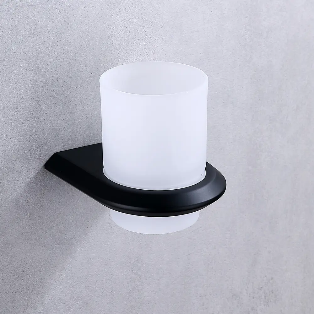 Фото 2 Стакан для зубных щеток Abber Nord AA1556B черный матовый