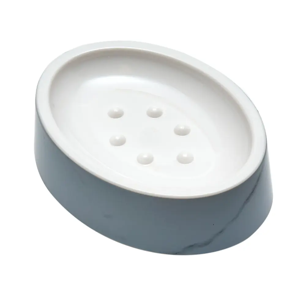 Фото Мыльница Delphinium 106216 пластик цвет серый, серебристый Фото Мыльница Delphinium 106216 пластик цвет серый, серебристый