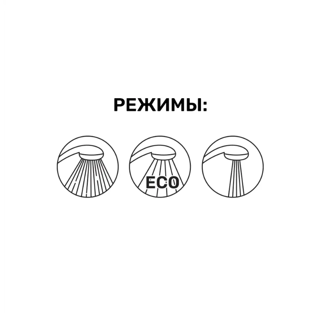 Фото 2 Душевой комплект GFmark 3007 3 режима цвет хром Фото 2 Душевой комплект GFmark 3007 3 режима цвет хром