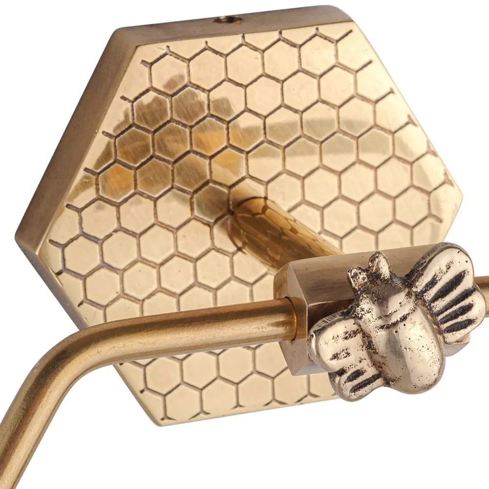 Фото 2 Держатель для полотенец Covali SH-8334G 19.5см цвет жёлтый, золотой Фото 2 Держатель для полотенец Covali SH-8334G 19.5см цвет жёлтый, золотой