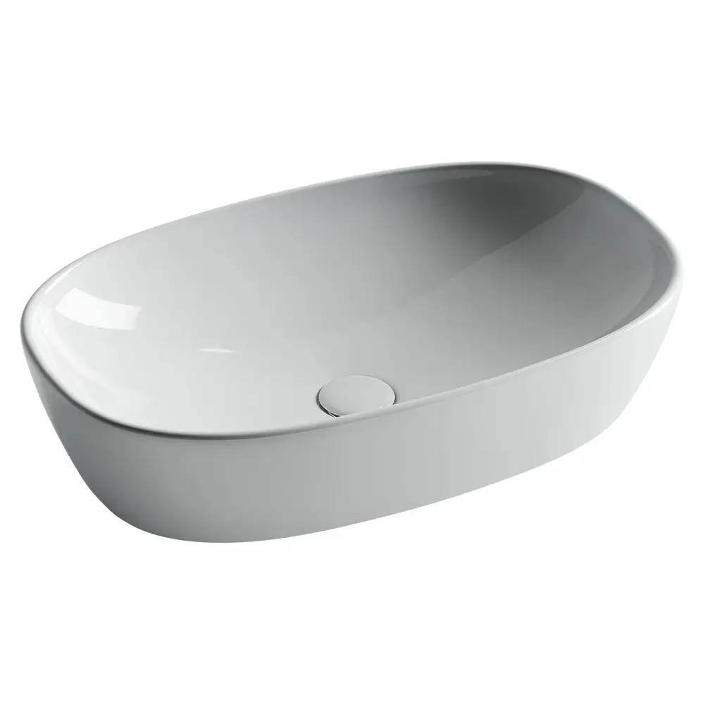 Фото Раковина CERAMICANOVA ELEMENT CN5039 накладная 60см цвет белый Фото Раковина CERAMICANOVA ELEMENT CN5039 накладная 60см цвет белый