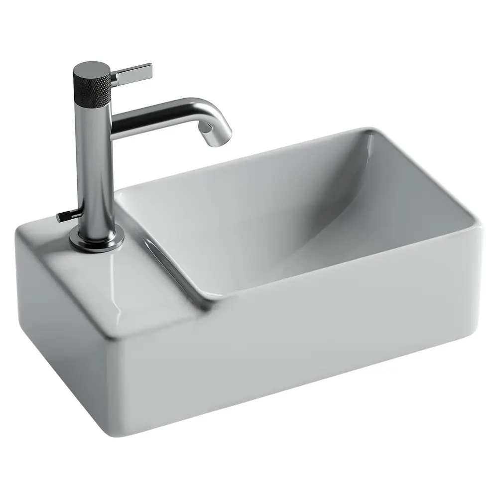 Фото Раковина CERAMICANOVA ELEMENT CN5046 подвесная 39.50см цвет белый Фото Раковина CERAMICANOVA ELEMENT CN5046 подвесная 39.50см цвет белый