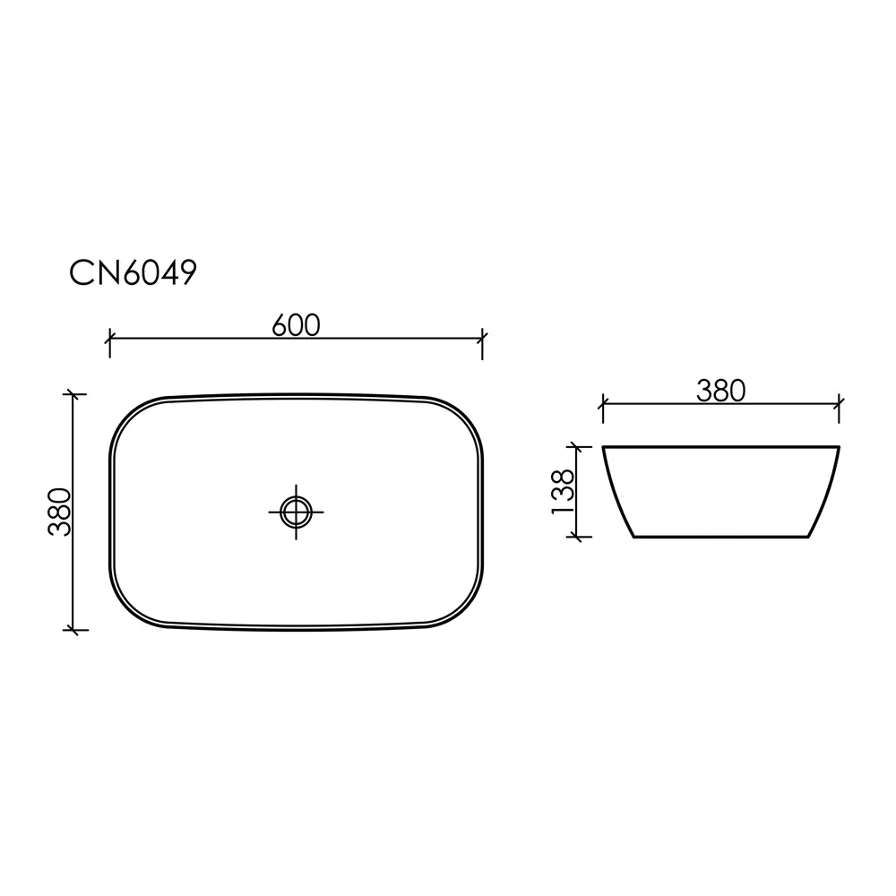 Фото 4 Раковина CERAMICANOVA ELEMENT CN6049MP накладная 60см цвет розовый Фото 4 Раковина CERAMICANOVA ELEMENT CN6049MP накладная 60см цвет розовый