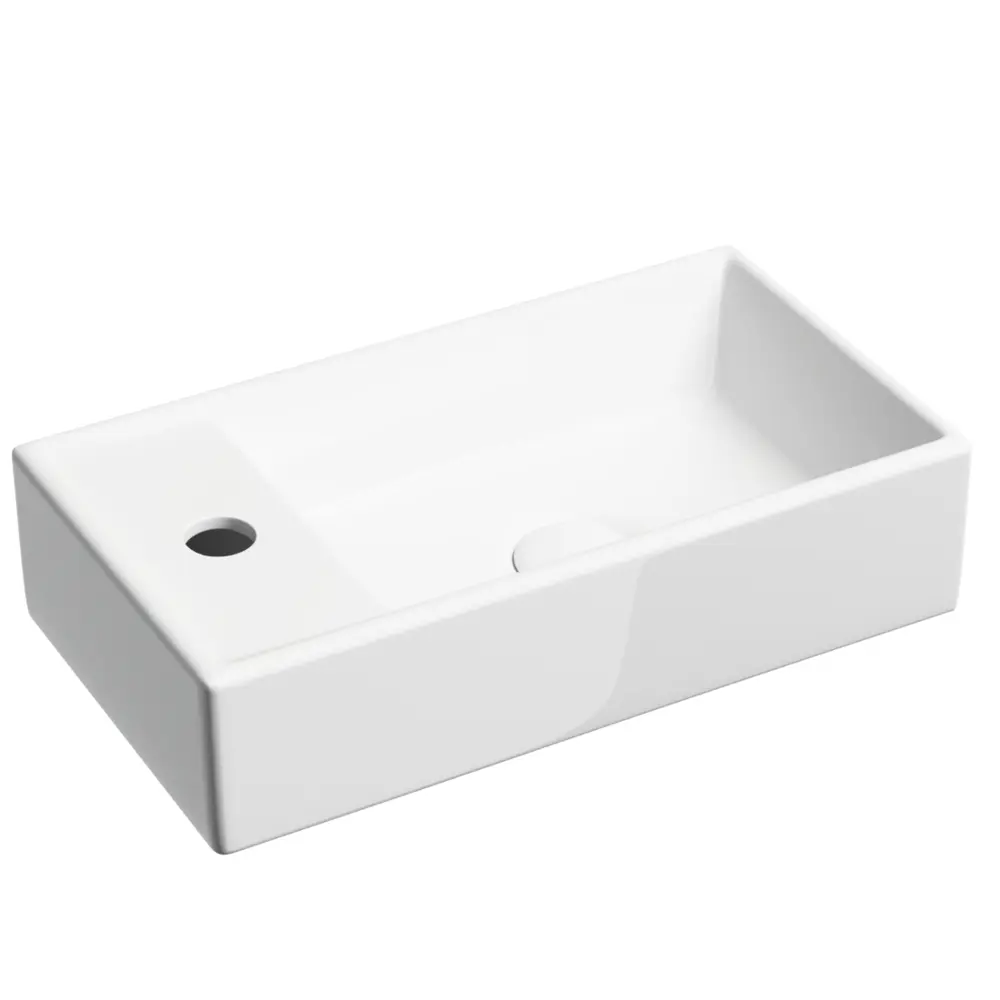 Фото Раковина CERAMICANOVA ELEMENT CN6051R подвесная 40.50см цвет белый Фото Раковина CERAMICANOVA ELEMENT CN6051R подвесная 40.50см цвет белый