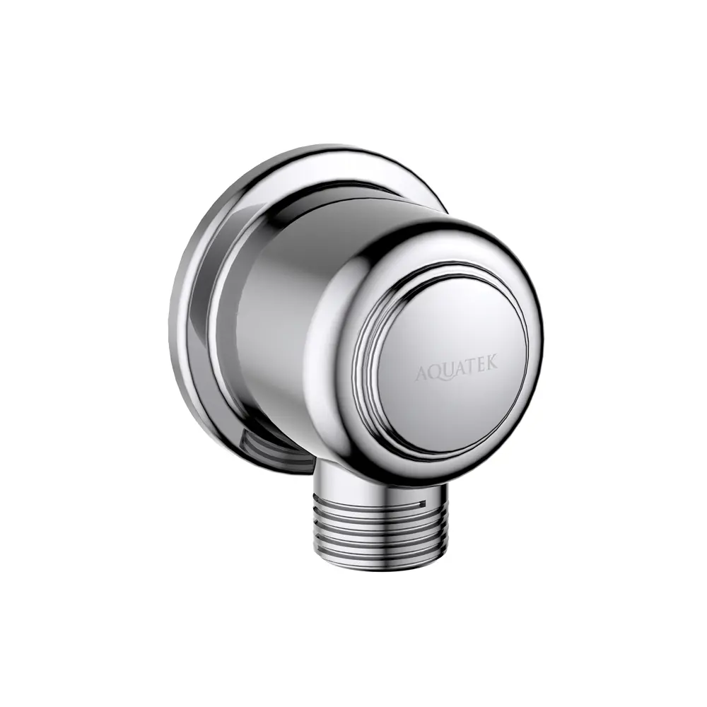 Фото Шланговое подсоединение Aquatek AQ2461CR 10x6 см латунь Фото Шланговое подсоединение Aquatek AQ2461CR 10x6 см латунь