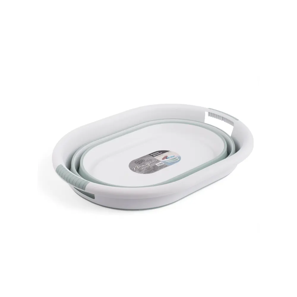 Фото 8 Таз для белья Hobby Life Magic складной зеленый 25 л