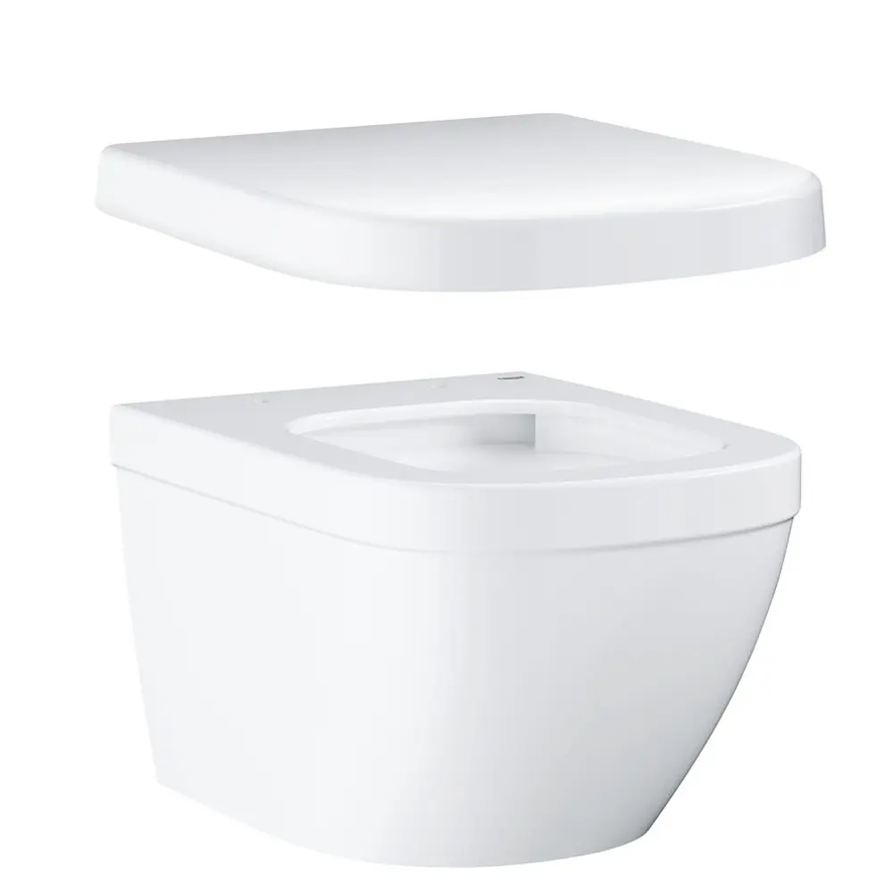 Фото 3 Унитаз подвесной Grohe NW0029-1 безободковый с сиденьем микролифт Фото 3 Унитаз подвесной Grohe NW0029-1 безободковый с сиденьем микролифт