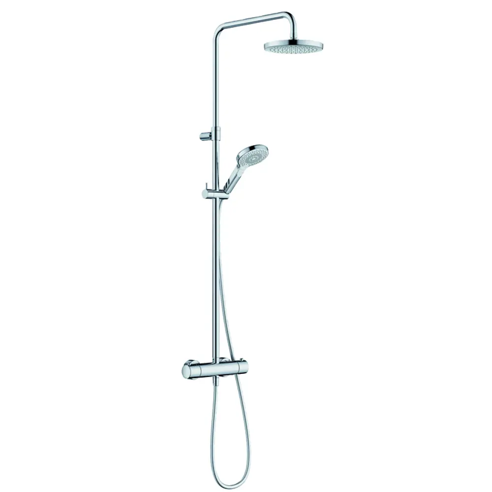 Фото Душевая стойка Kludi Dual 6907905-00 2 режимная цвет хром Фото Душевая стойка Kludi Dual 6907905-00 2 режимная цвет хром