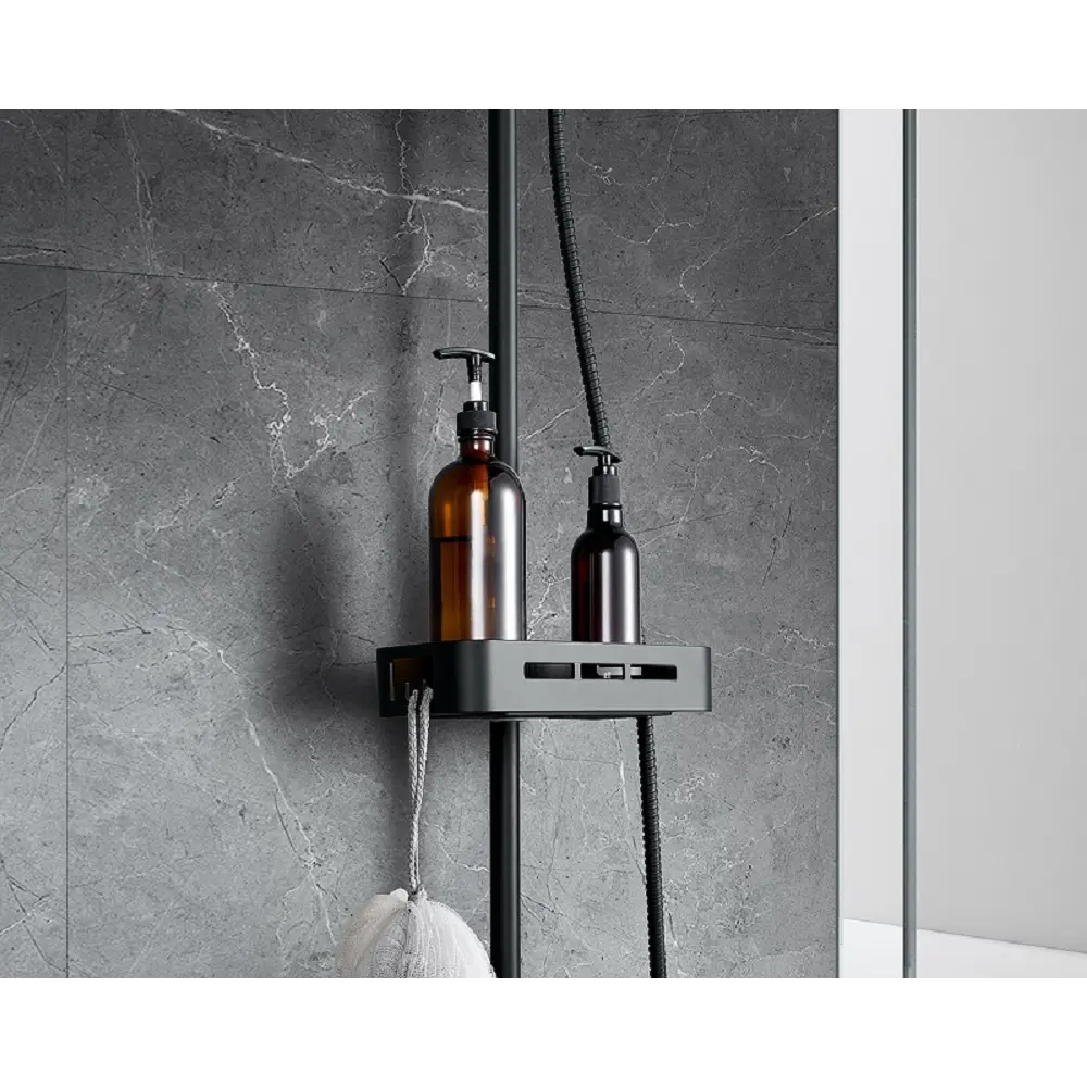 Фото 3 Душевая стойка Lemark 00-00115325 LM7002BLlum 1 режимная цвет черный матовый