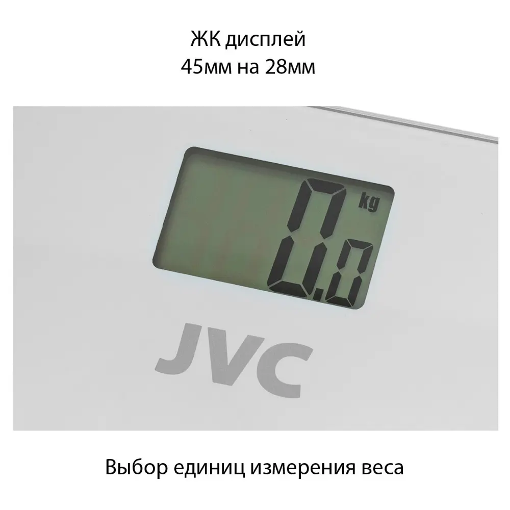 Фото 2 Умные весы Jvc Smart JBS-001, с функцией BMI измерение жира, жидкости, мышечной и костной ткани Фото 2 Умные весы Jvc Smart JBS-001, с функцией BMI измерение жира, жидкости, мышечной и костной ткани