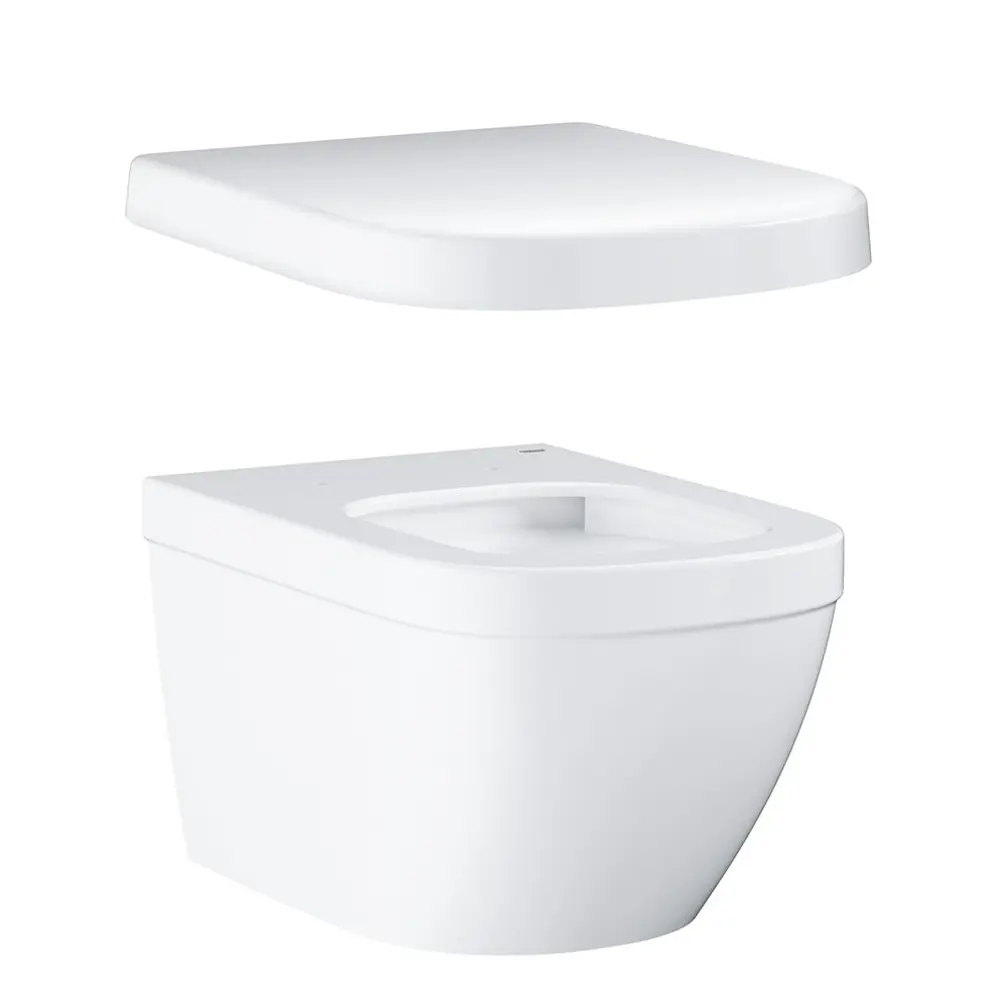 Фото 2 Унитаз подвесной Grohe NW0024-1 безободковый с сиденьем микролифт Фото 2 Унитаз подвесной Grohe NW0024-1 безободковый с сиденьем микролифт