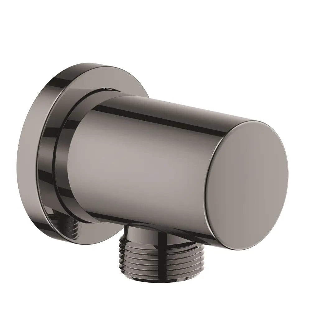 Фото Подключение для душевого шланга GROHE Rainshower 27057A00, цвет темный графит глянец Фото Подключение для душевого шланга GROHE Rainshower 27057A00, цвет темный графит глянец