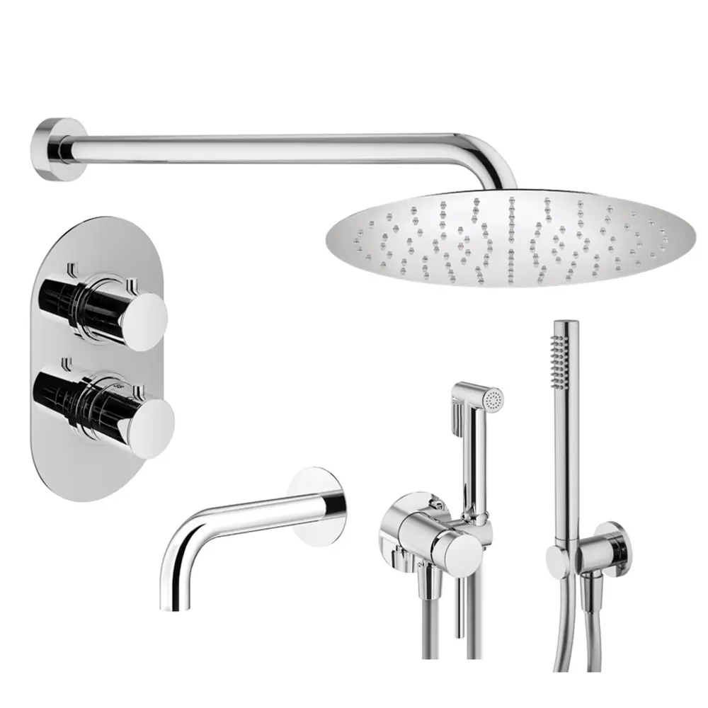 Фото Комплект смесителей для душа Plumberia Selection KITZXOT19CR260, Хром Фото Комплект смесителей для душа Plumberia Selection KITZXOT19CR260, Хром