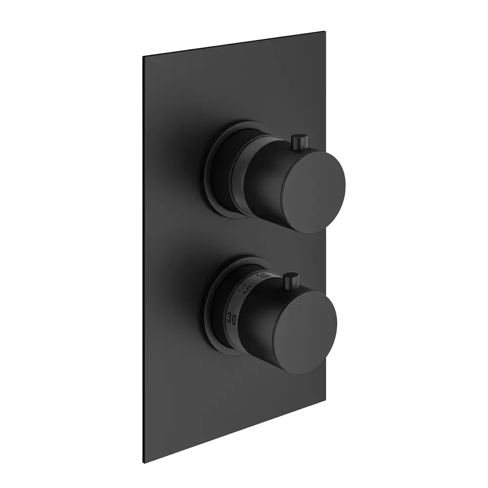 Фото 3 Комплект смесителей для душа Plumberia Selection KITXOT18QNO53, Черный матовый Фото 3 Комплект смесителей для душа Plumberia Selection KITXOT18QNO53, Черный матовый