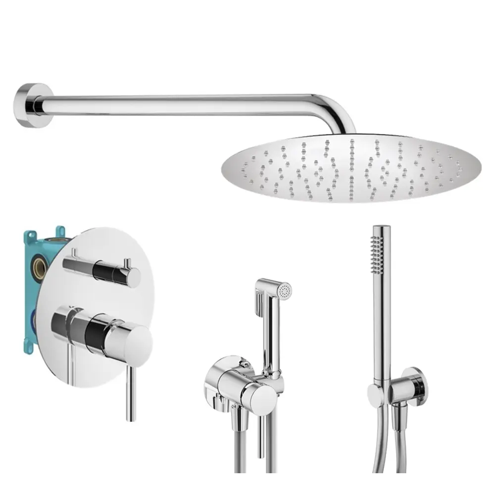 Фото Комплект смесителей для душа Plumberia Selection KITZXO18CR, Хром Фото Комплект смесителей для душа Plumberia Selection KITZXO18CR, Хром
