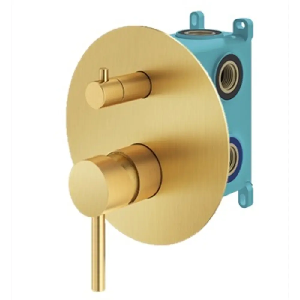 Фото 4 Комплект смесителей для душа Plumberia Selection KITZXO19OB60, золото брашированное