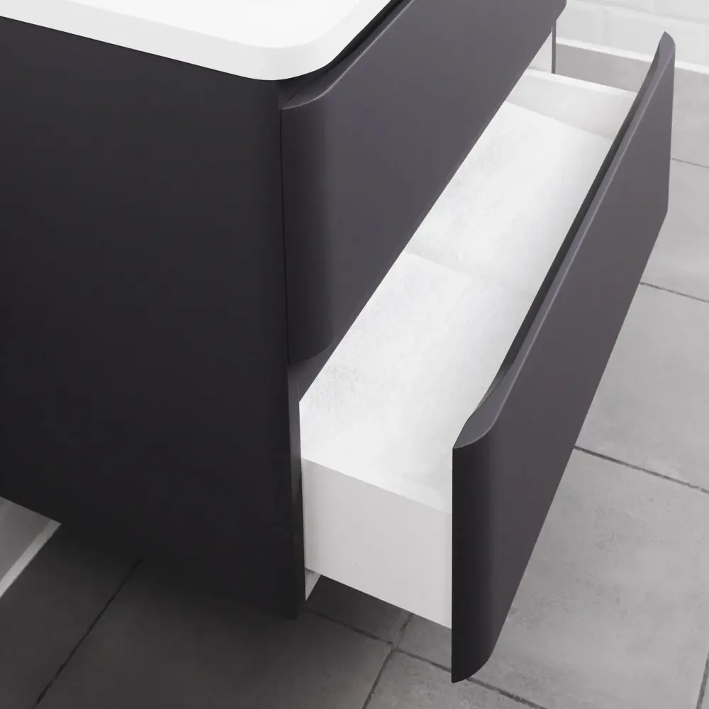 Фото 9 Комплект тумба Итана Roberto 60 597x454x850 подвесная с раковиной Adel 60/Adelina 60 графит CS00090190 Фото 9 Комплект тумба Итана Roberto 60 597x454x850 подвесная с раковиной Adel 60/Adelina 60 графит CS00090190