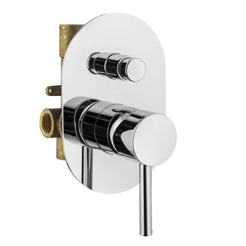 Фото Комплект встраиваемого смесителя для душа Plumberia Selection IXO KIT1001CR, Хром Фото Комплект встраиваемого смесителя для душа Plumberia Selection IXO KIT1001CR, Хром