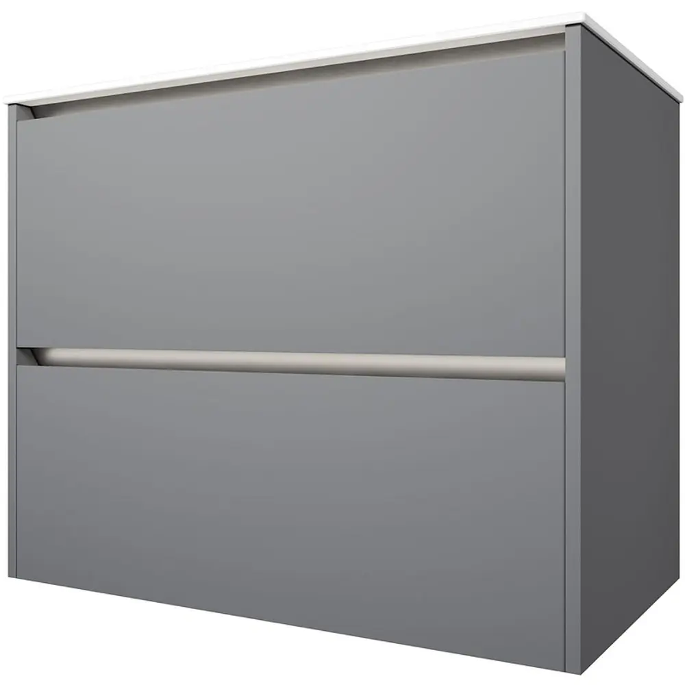 Фото 2 Тумба под раковину Allen Brau Activity 00307982 80см подвесная цвет платина матовый Фото 2 Тумба под раковину Allen Brau Activity 00307982 80см подвесная цвет платина матовый