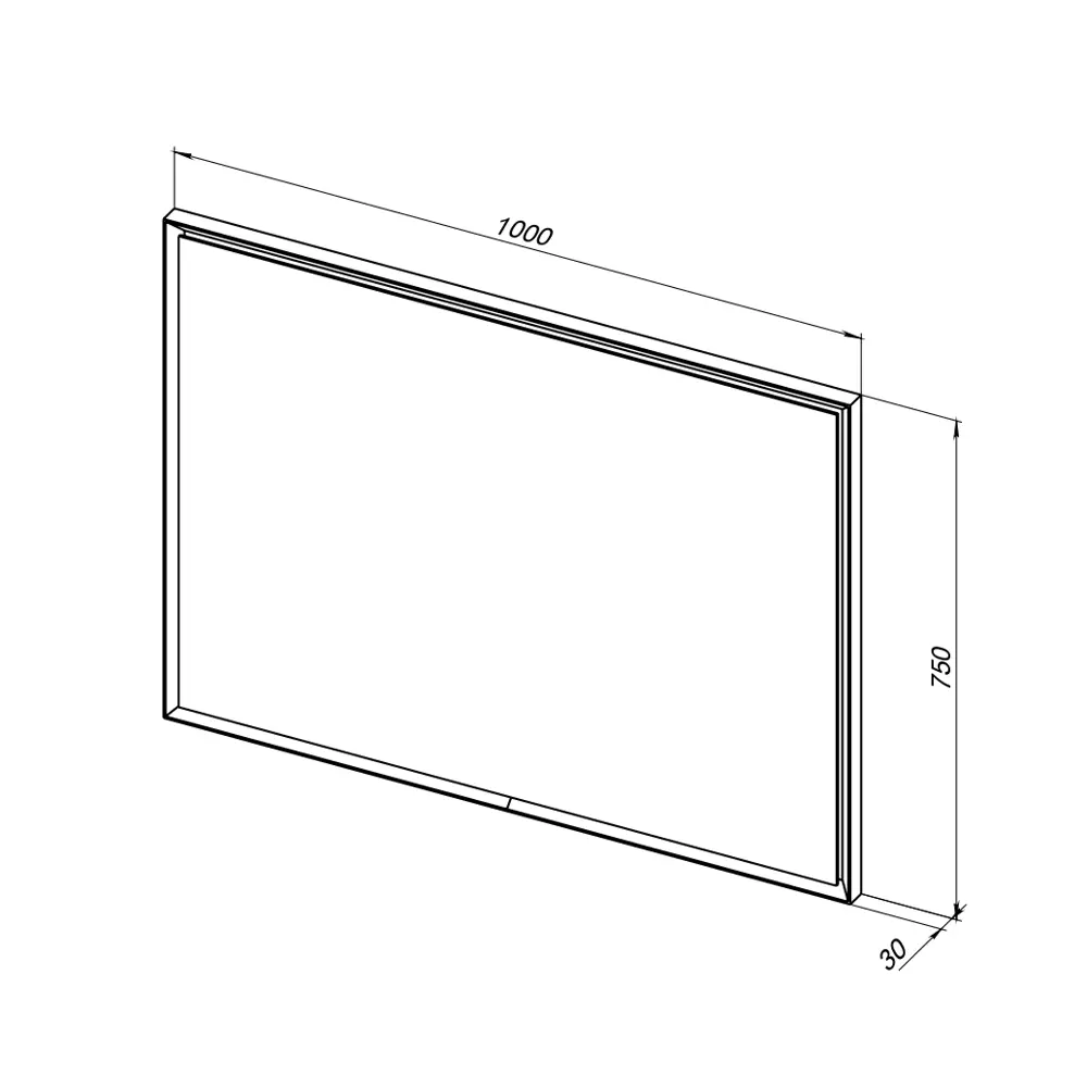 Фото 3 Зеркало для ванной Allen brau Activity 00313662 с подсветкой 100x75см Фото 3 Зеркало для ванной Allen brau Activity 00313662 с подсветкой 100x75см