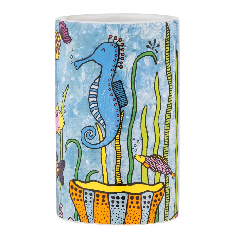 Фото 2 Стакан для зубных щеток WENKO 09280 керамика цвет синий