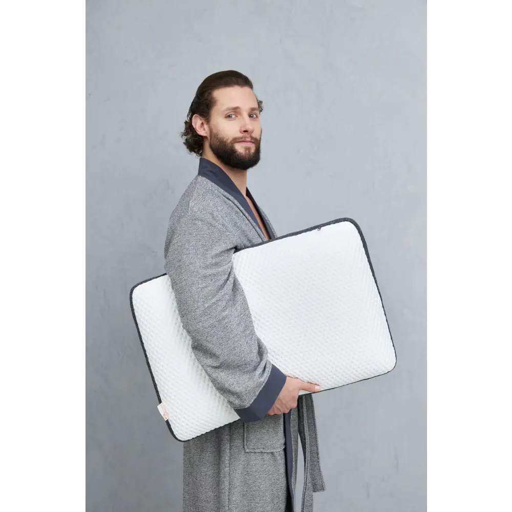 Фото 3 Банный халат Arya home 8680943234247 размер 46-48 цвет серый/серебристый Фото 3 Банный халат Arya home 8680943234247 размер 46-48 цвет серый/серебристый