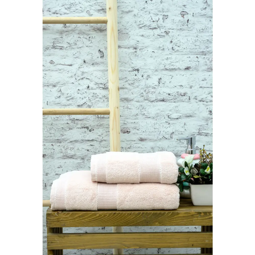 Фото 2 Полотенце Arya Home Gloss для ванной 50x90 см розовый Фото 2 Полотенце Arya Home Gloss для ванной 50x90 см розовый