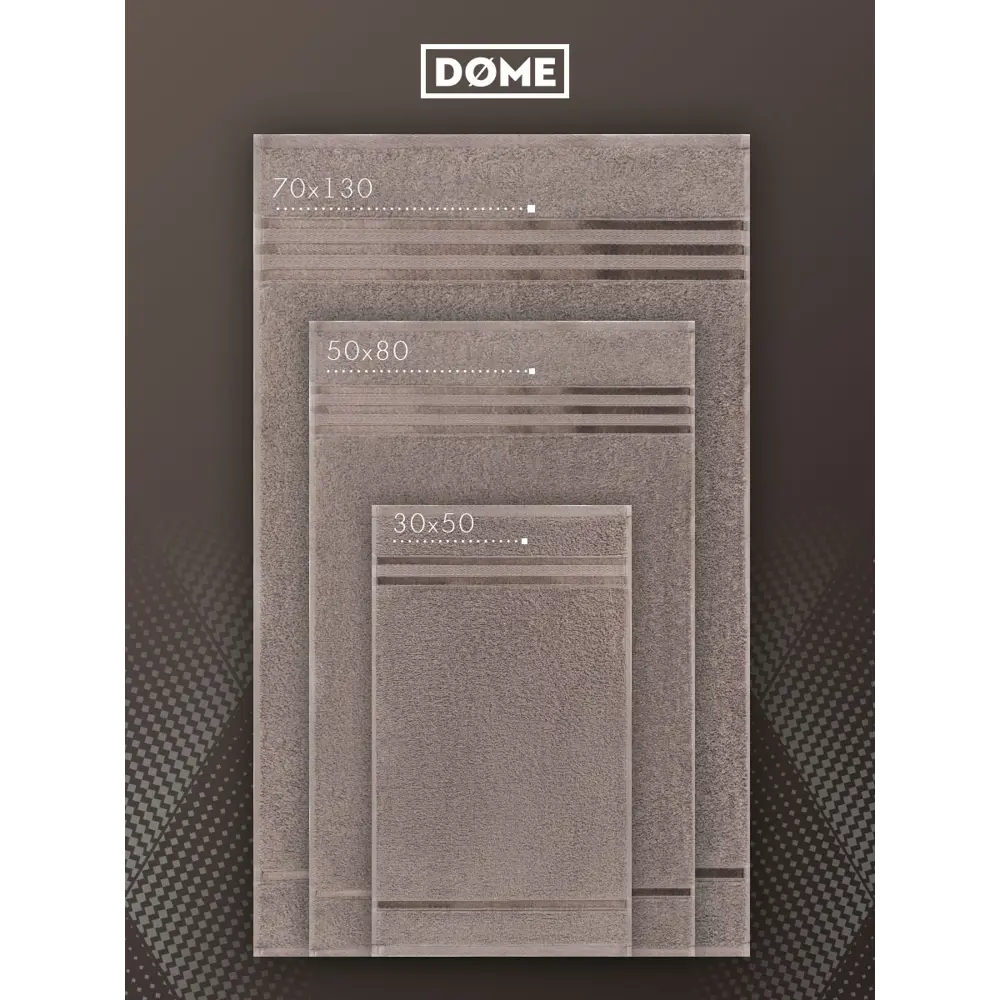 Фото 3 Полотенце Dome dme283637 Harmonika для ванной 30x50 см коричневый Фото 3 Полотенце Dome dme283637 Harmonika для ванной 30x50 см коричневый