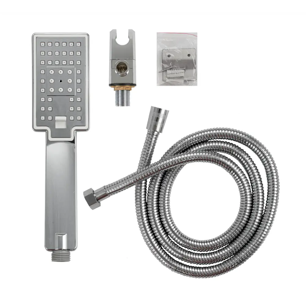 Фото 8 Душевая панель GFMARK 5518 тропический душ двумя лейками, корпус зацарапанная нержавеющая сталь марки 304 Фото 8 Душевая панель GFMARK 5518 тропический душ двумя лейками, корпус зацарапанная нержавеющая сталь марки 304