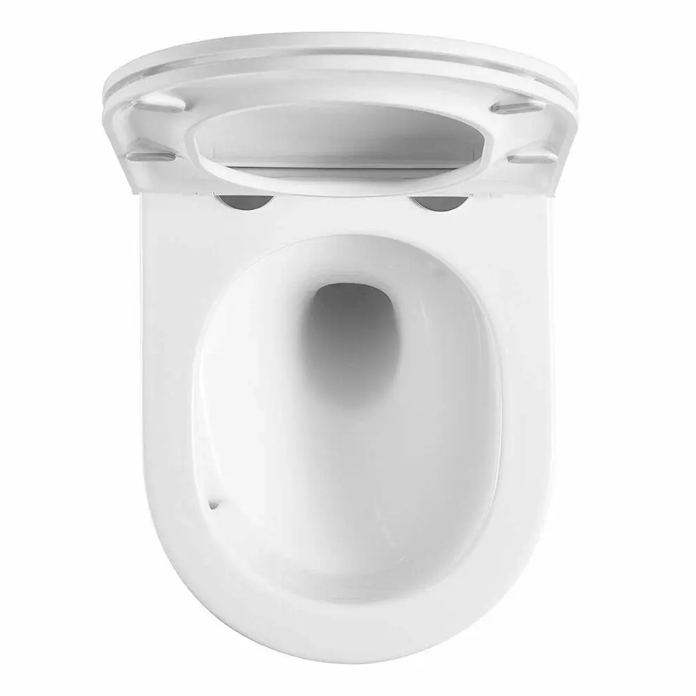 Фото 3 Унитаз подвесной Soul of calypso CS46UQ-TK (UQL) безободковый с сиденьем микролифт Фото 3 Унитаз подвесной Soul of calypso CS46UQ-TK (UQL) безободковый с сиденьем микролифт