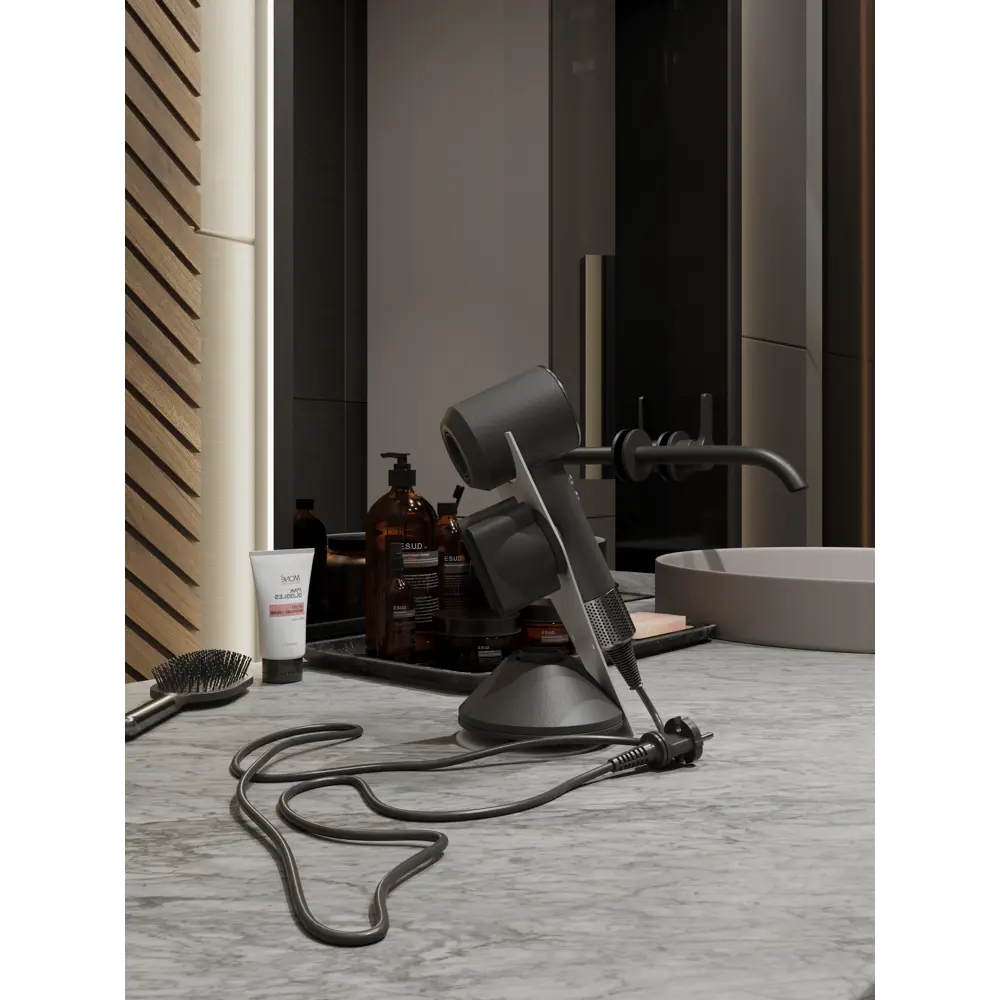 Фото 6 Подставка для фена Dyson Сова Tempache 26x14 см, черная Фото 6 Подставка для фена Dyson Сова Tempache 26x14 см, черная