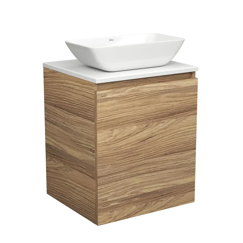 Фото Тумба Bau Dream Blackwood 50 с дверцей SD3019, раковина Spectrum mini 47x24 Фото Тумба Bau Dream Blackwood 50 с дверцей SD3019, раковина Spectrum mini 47x24
