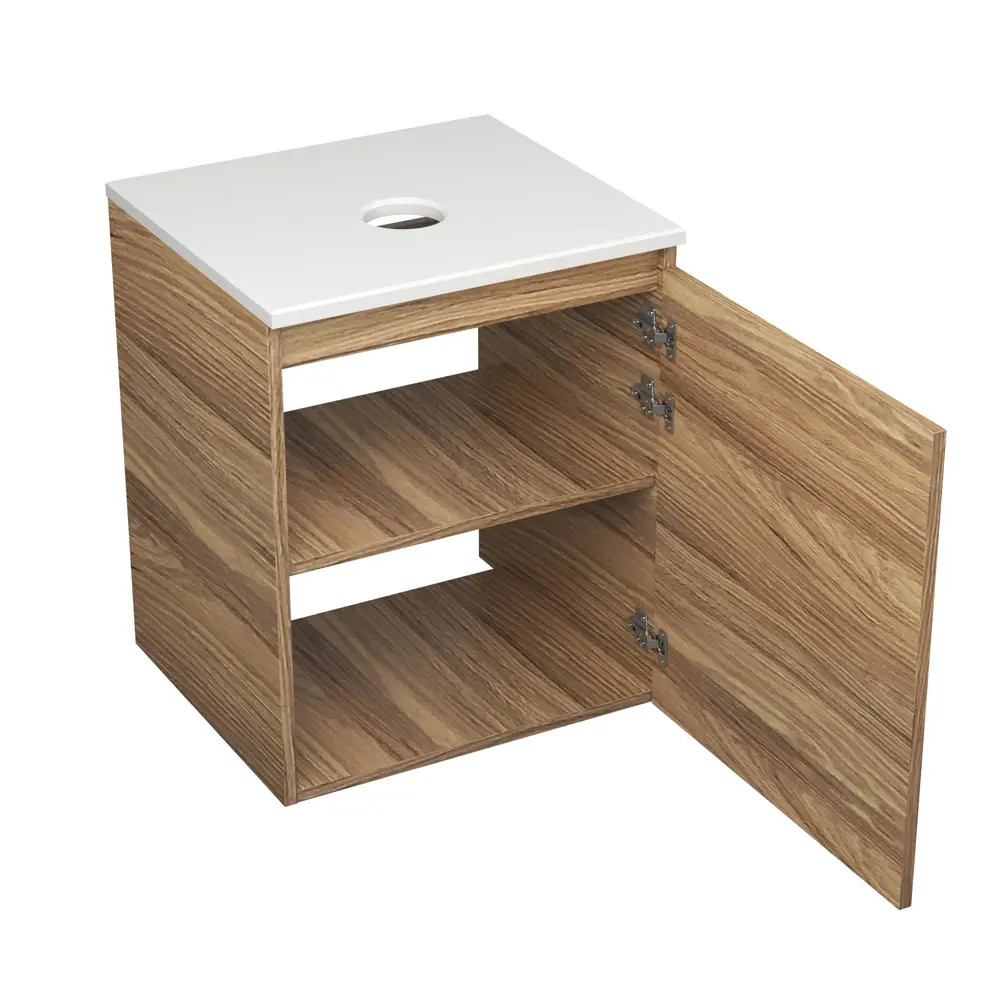 Фото 4 Тумба Bau Dream Blackwood 50 с дверцей SD3050, раковина BAU Dream круглая D41, смеситель для раковины высокий Hotel Black, черный Фото 4 Тумба Bau Dream Blackwood 50 с дверцей SD3050, раковина BAU Dream круглая D41, смеситель для раковины высокий Hotel Black, черный