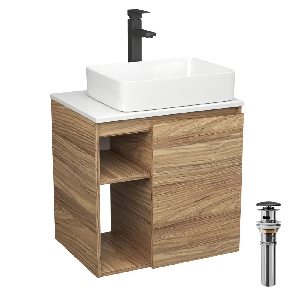 Фото Тумба Bauedge Bau Dream Blackwood 60 правая раковина BAU Hotel 48x37 смеситель для раковины высокий Hotel Black черный выпуск клик клак черный Фото Тумба Bauedge Bau Dream Blackwood 60 правая раковина BAU Hotel 48x37 смеситель для раковины высокий Hotel Black черный выпуск клик клак черный