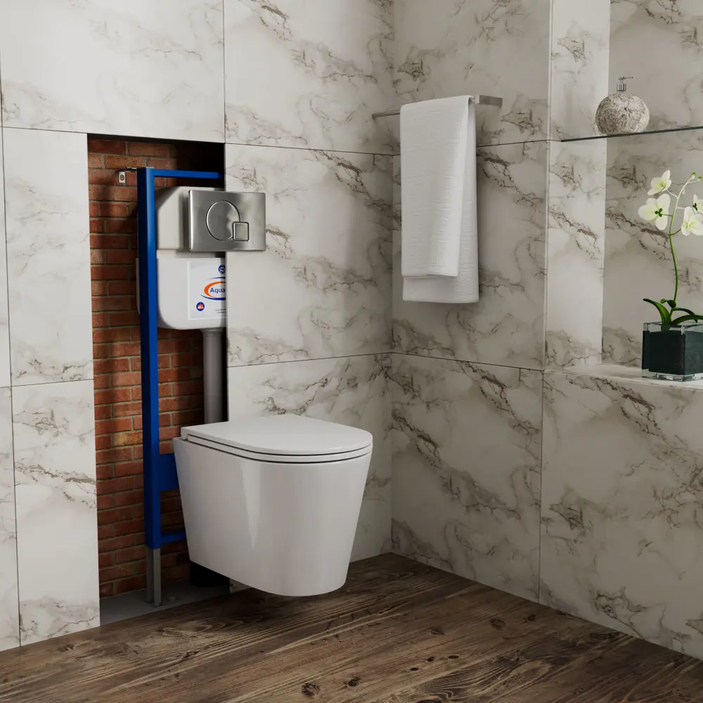 Фото 2 Комплект инсталляции Bauedge Bau Aquanika 10.702.450.00.00-BK0001-HQ2-01.02.10, с унитазом безободковым Bau Nimb торнадо Hurricane-2 клавиша Фото 2 Комплект инсталляции Bauedge Bau Aquanika 10.702.450.00.00-BK0001-HQ2-01.02.10, с унитазом безободковым Bau Nimb торнадо Hurricane-2 клавиша