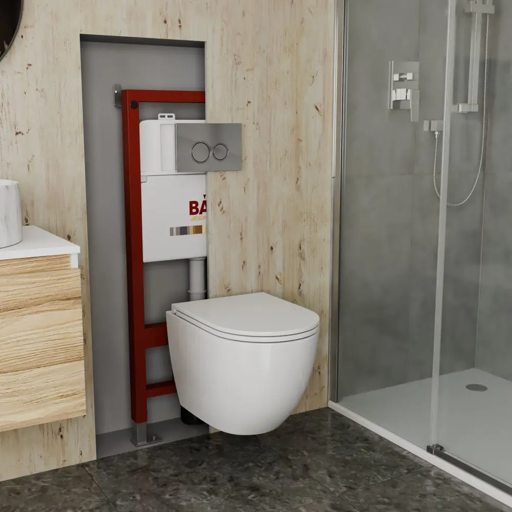 Фото 2 Комплект Bauedge 6 в 1: инсталляция pro Q111300-BL0001-HQ3-01.02.19 унитаз безободковый вихревой Dream Hurricane3 сиденье микролифт клавиша BASIC Фото 2 Комплект Bauedge 6 в 1: инсталляция pro Q111300-BL0001-HQ3-01.02.19 унитаз безободковый вихревой Dream Hurricane3 сиденье микролифт клавиша BASIC