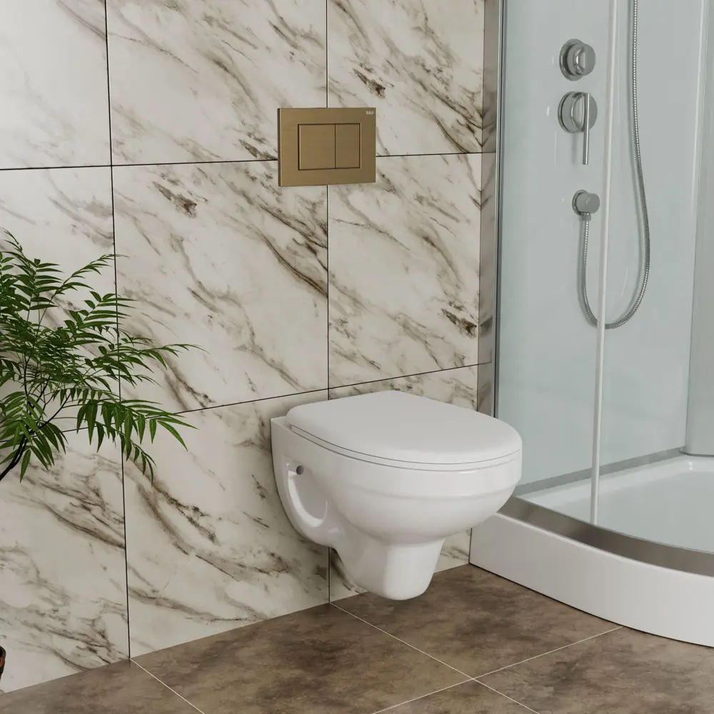 Фото 3 Комплект инсталляции Bauedge Bau Pro Q111300-30745-Q00012, с унитазом Rio Luxe 52x35 клавиша Stil, бронза Фото 3 Комплект инсталляции Bauedge Bau Pro Q111300-30745-Q00012, с унитазом Rio Luxe 52x35 клавиша Stil, бронза