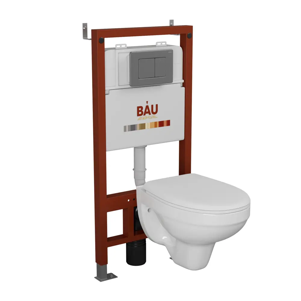 Фото Комплект инсталляции Bauedge Bau Pro Q111300-30745-Q00017, с унитазом Rio Luxe 52x35 клавиша Stil Gun Grey, темно-серый металлик Фото Комплект инсталляции Bauedge Bau Pro Q111300-30745-Q00017, с унитазом Rio Luxe 52x35 клавиша Stil Gun Grey, темно-серый металлик