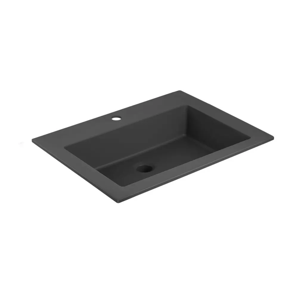 Фото 7 Тумба с раковиной Vincea Chiara 2D 600 R.Oak Black VMC-2C2600RO VCB-13600B