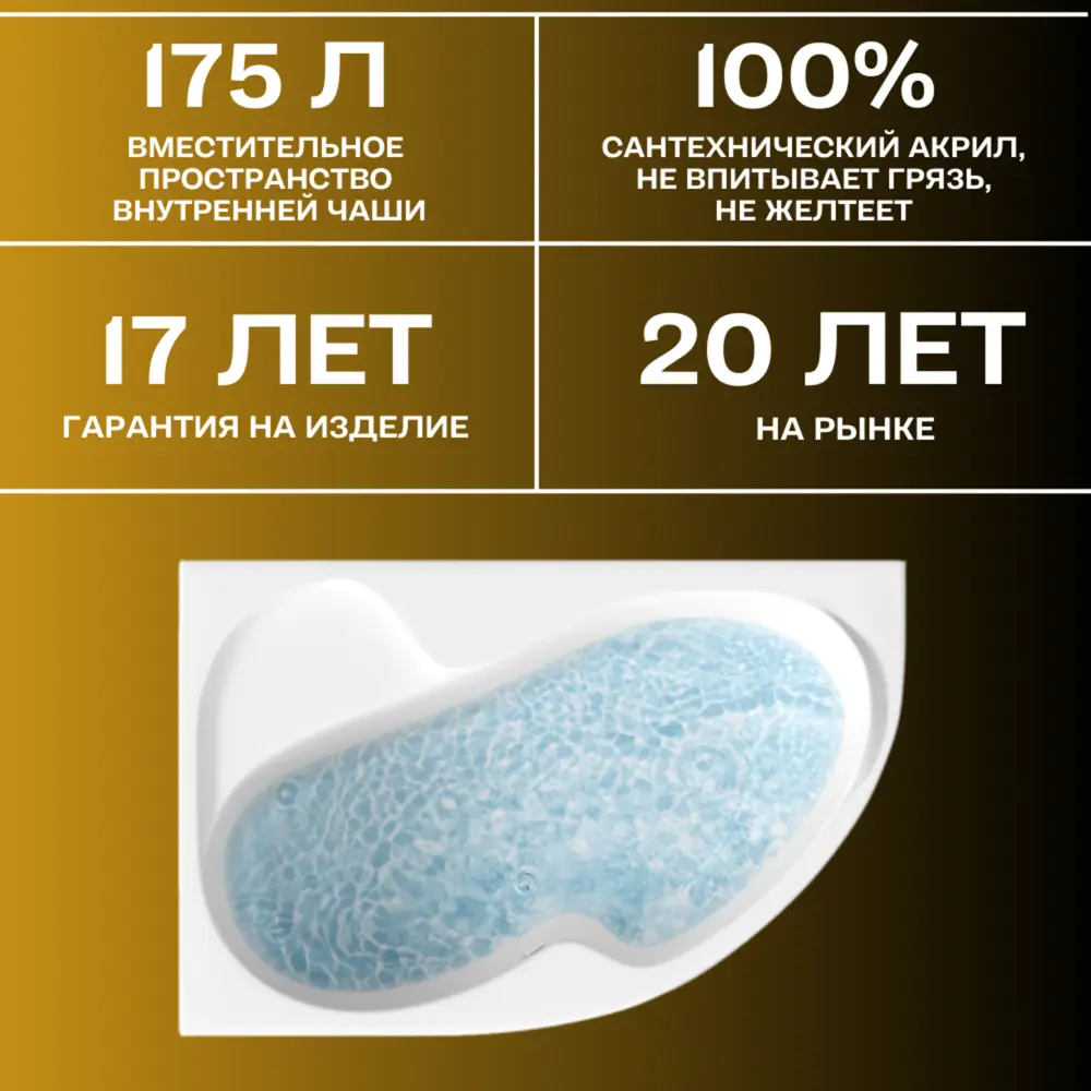 Фото 2 Ванна 1marka 01ау1510лкс2+ акрил 150x105см Фото 2 Ванна 1marka 01ау1510лкс2+ акрил 150x105см