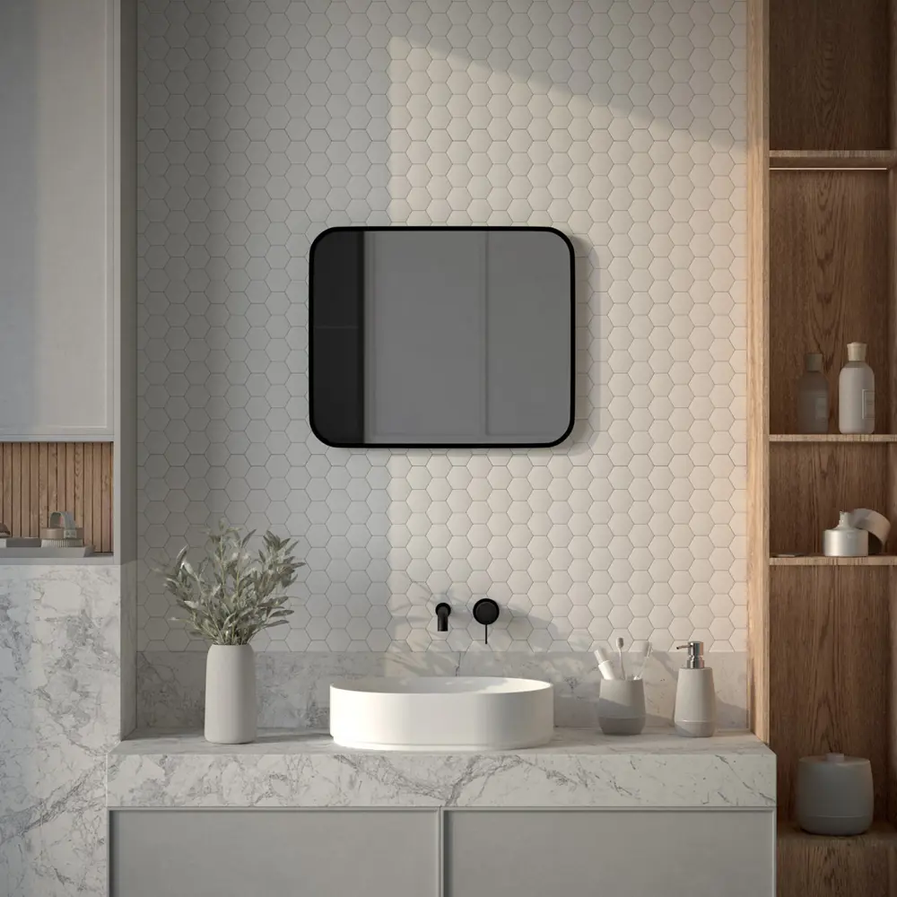 Фото 4 Зеркало для ванной Defesto Aura DF 2973 с подсветкой 50x60см Фото 4 Зеркало для ванной Defesto Aura DF 2973 с подсветкой 50x60см