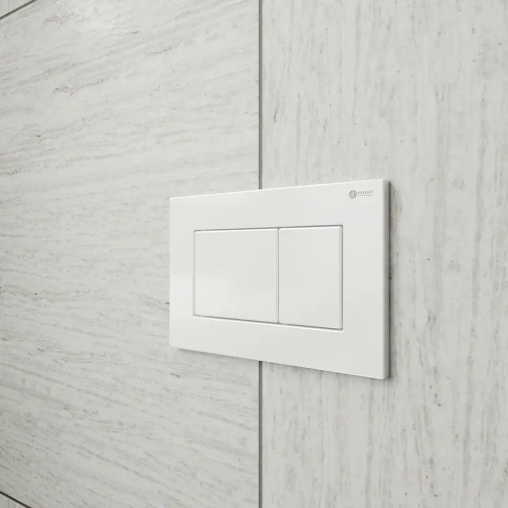 Фото 9 Комплект инсталляция и унитаз POINT Вега PN41711GM PN48490W цвет кнопки белый цвет чаши Серый