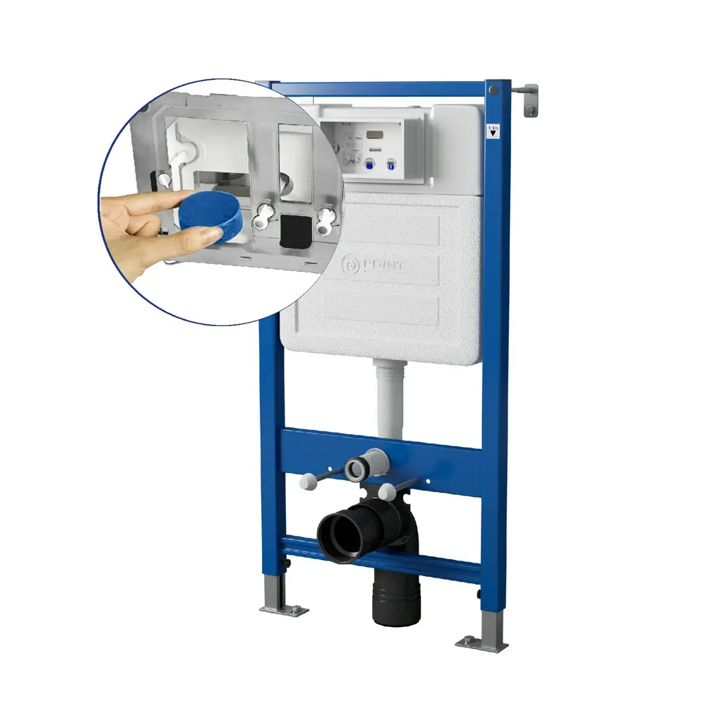 Фото 8 Комплект инсталляция и унитаз POINT Венера PN41071 PN48578C цвет кнопки хромированный цвет чаши белый Фото 8 Комплект инсталляция и унитаз POINT Венера PN41071 PN48578C цвет кнопки хромированный цвет чаши белый