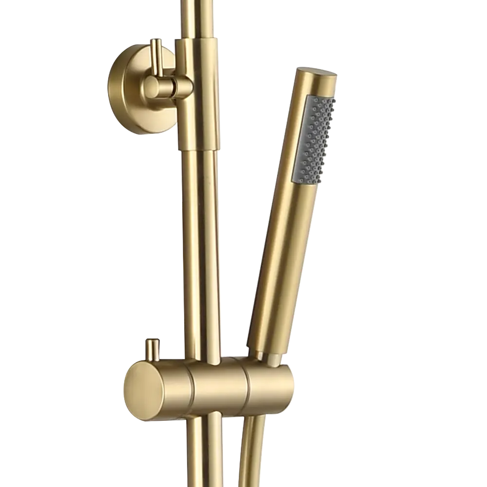 Фото 2 Душевая стойка Esko Shanghai gold ST1425SHAGold 1 режимная цвет жёлтый/золотой Фото 2 Душевая стойка Esko Shanghai gold ST1425SHAGold 1 режимная цвет жёлтый/золотой
