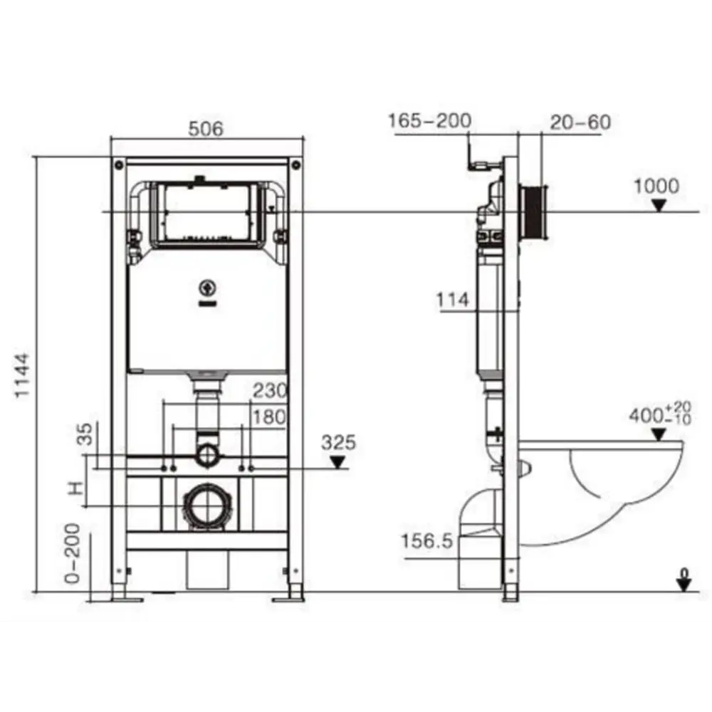 Фото 7 Комплект инсталляция с унитазом Weltwasser AM50660 цвет белый Фото 7 Комплект инсталляция с унитазом Weltwasser AM50660 цвет белый