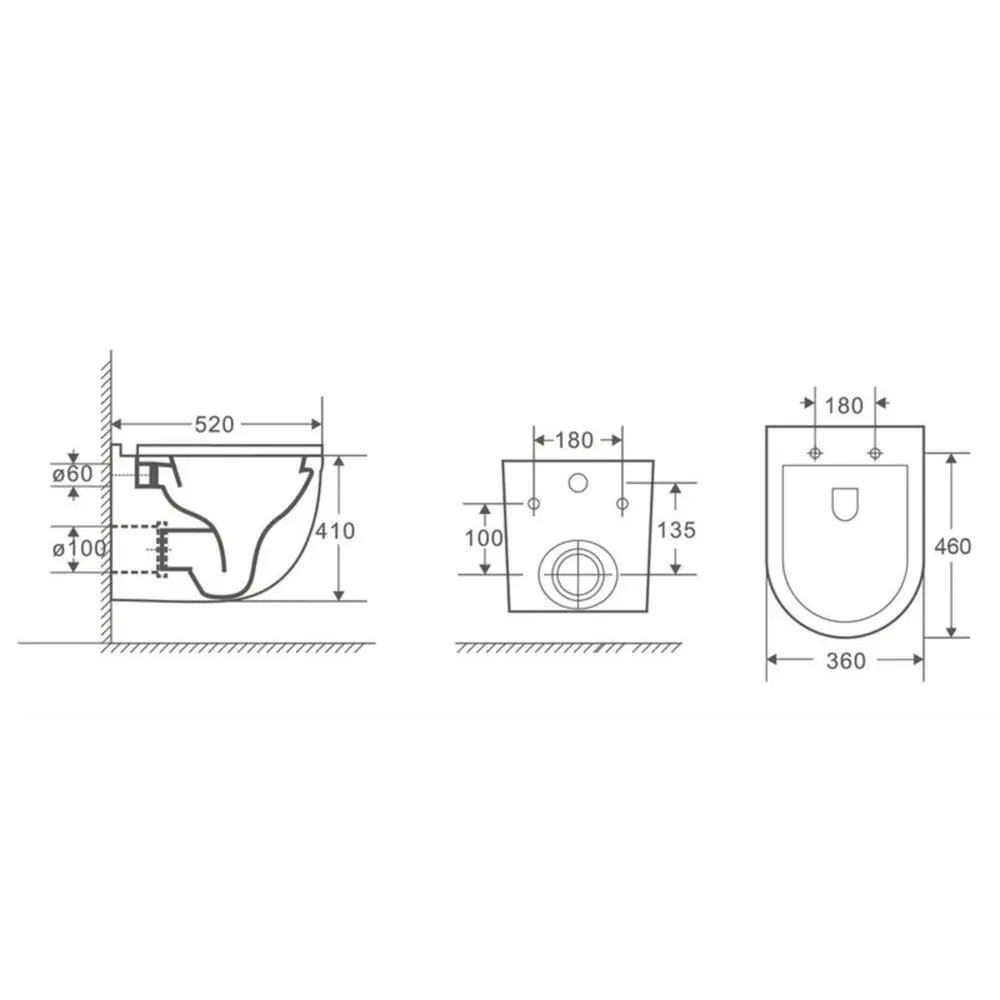 Фото 9 Комплект инсталляция с унитазом Weltwasser AH50630 цвет черный Фото 9 Комплект инсталляция с унитазом Weltwasser AH50630 цвет черный