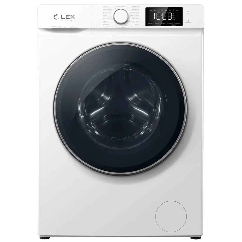 Фото Стиральная машина Lex Lwm12012wid 60x84x61 см 12 кг цвет белый Фото Стиральная машина Lex Lwm12012wid 60x84x61 см 12 кг цвет белый