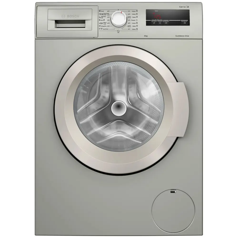 Фото Стиральная машина Bosch Waj2018sme 59.8x84.8x59 см 8 кг цвет серебристый Фото Стиральная машина Bosch Waj2018sme 59.8x84.8x59 см 8 кг цвет серебристый